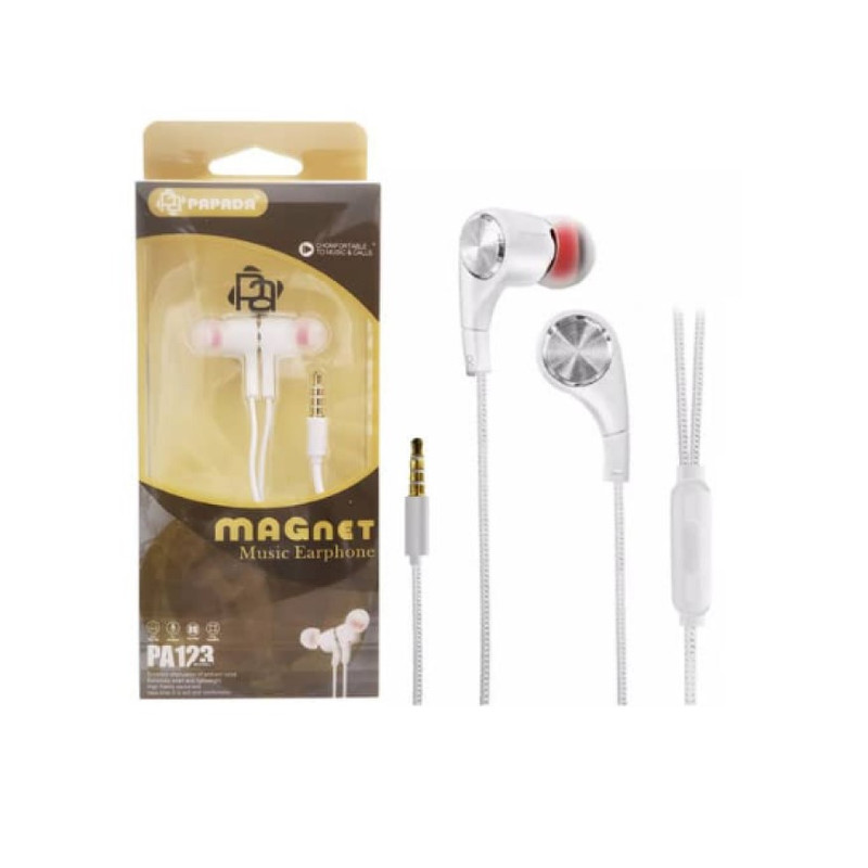 هندزفری پاپادا مدل PA123 MAGNET 4 هندزفری پاپادا مدل PA123 MAGNET