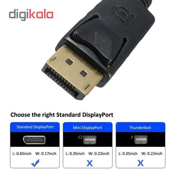 مبدل Display Port به VGA مدل D 6 مبدل Display Port به VGA مدل D