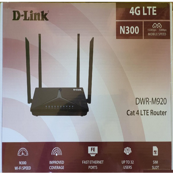 مودم 3G/4G دی-لینک مدل M920 4 مودم 3G/4G دی-لینک مدل M920