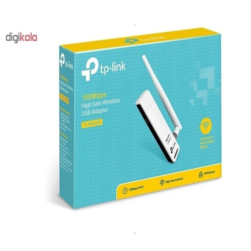 کارت شبکه بیسیم تی پی-لینک مدل TL-WN722N_V4.0 4 کارت شبکه بیسیم تی پی-لینک مدل TL-WN722N_V4.0