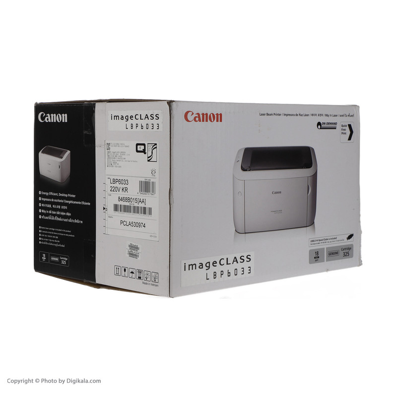 پرینتر لیزری کانن مدل imageCLASS LBP6033 16 پرینتر لیزری کانن مدل imageCLASS LBP6033
