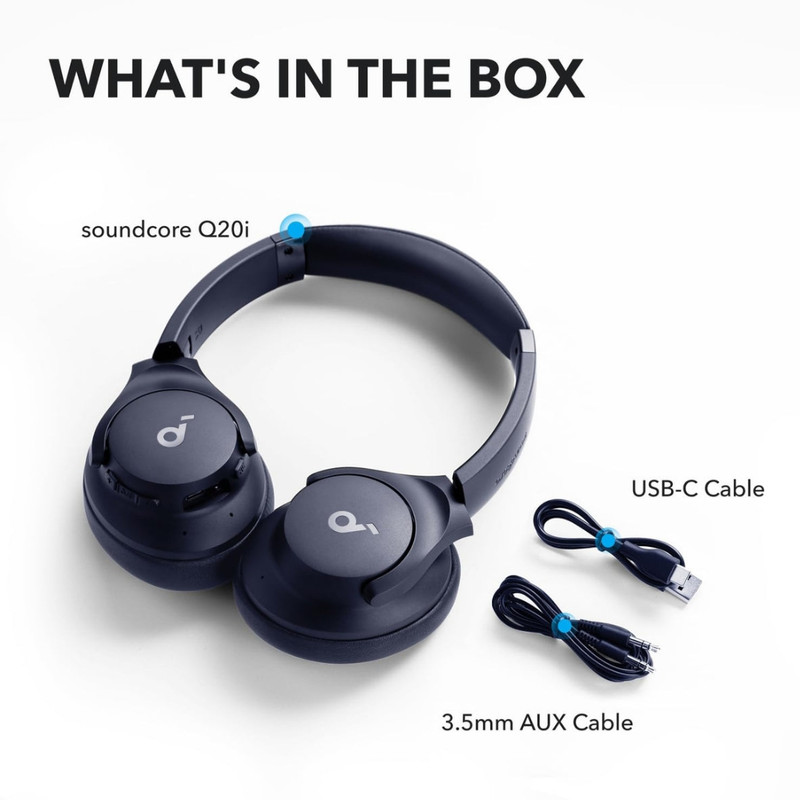 هدست بلوتوثی انکر مدل Soundcore Q20i ANC 12 هدست بلوتوثی انکر مدل Soundcore Q20i ANC