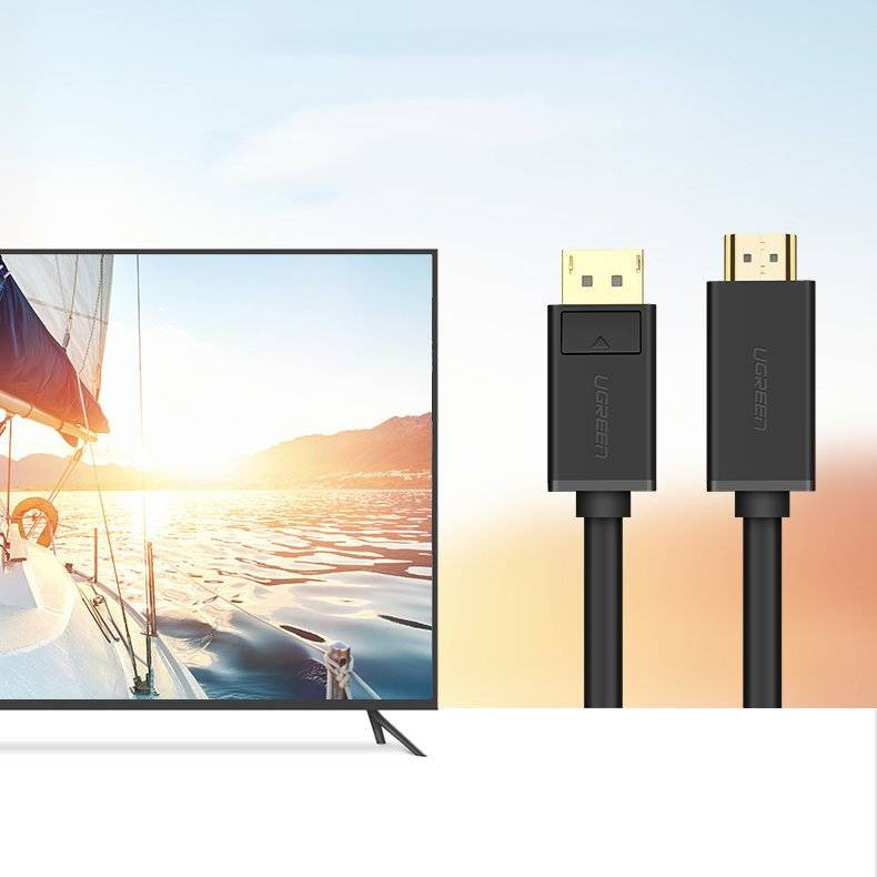 کابل تبدیل DisplayPort به HDMI یوگرین مدل DP101-10238 طول 1 متر 12 کابل تبدیل DisplayPort به HDMI یوگرین مدل DP101-10238 طول 1 متر