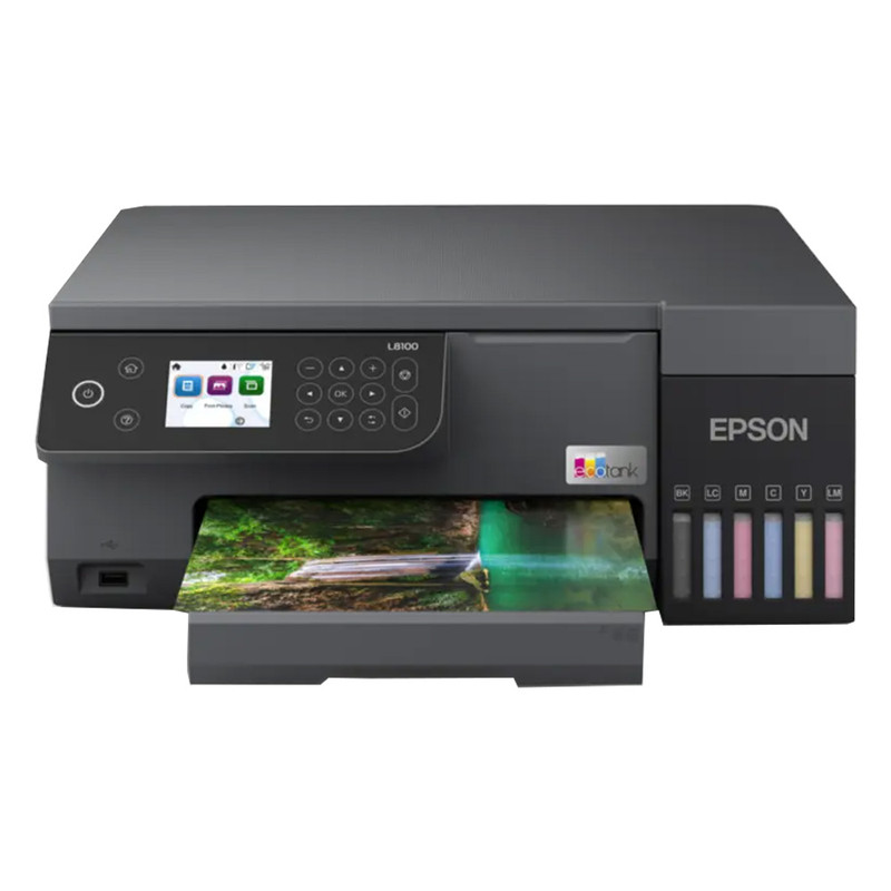 پرینتر جوهر افشان اپسون مدل EcoTank L8100 6 پرینتر جوهر افشان اپسون مدل EcoTank L8100