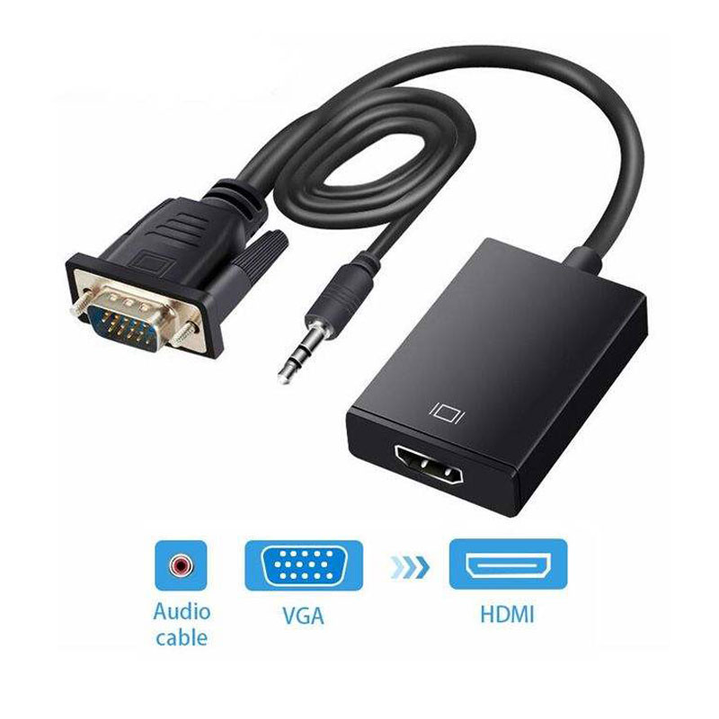 مبدل VGA به HDMI مدل H30 4 مبدل VGA به HDMI مدل H30