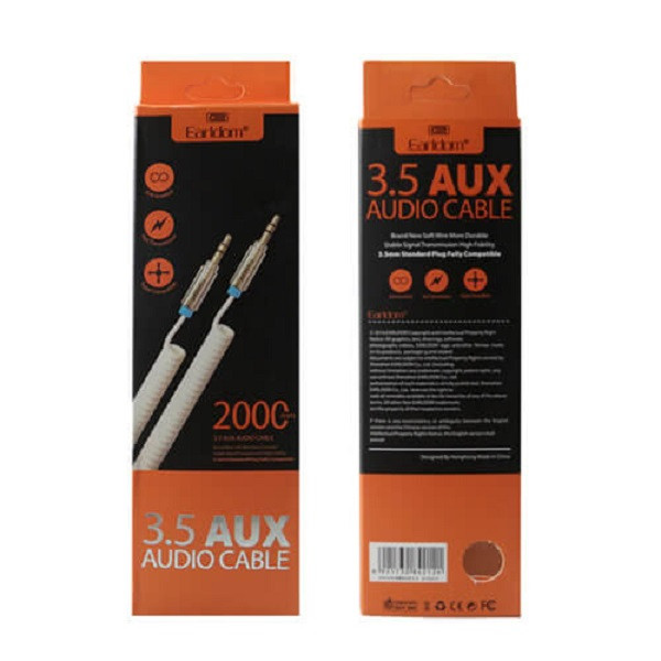 کابل AUX ارلدام مدل ET-AUX12 طول 2 متر 10 کابل AUX ارلدام مدل ET-AUX12 طول 2 متر