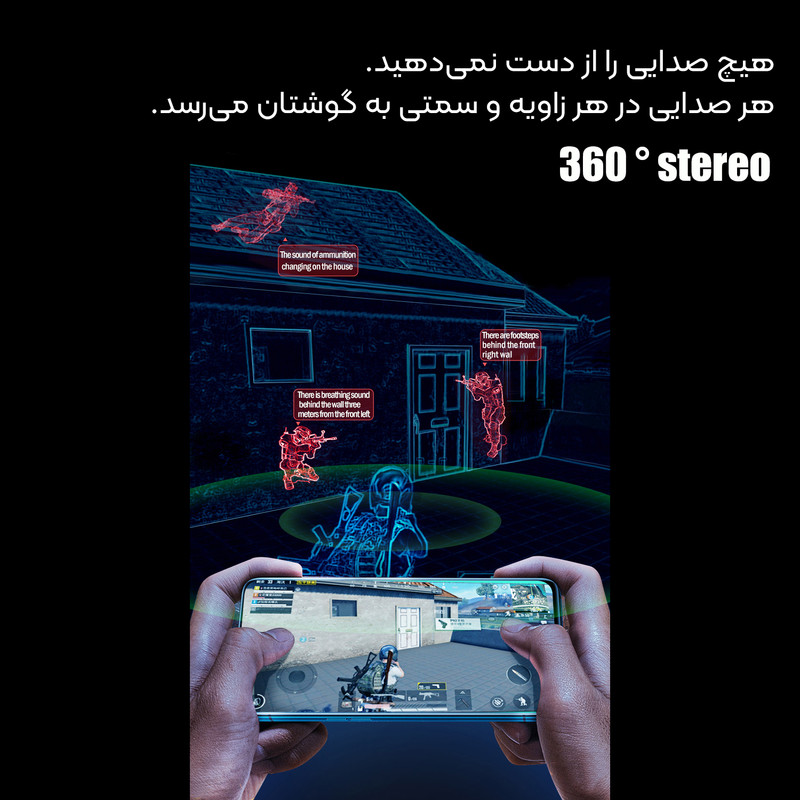 هدفون بلوتوثی مخصوص بازی مدل K77 14 هدفون بلوتوثی مخصوص بازی مدل K77