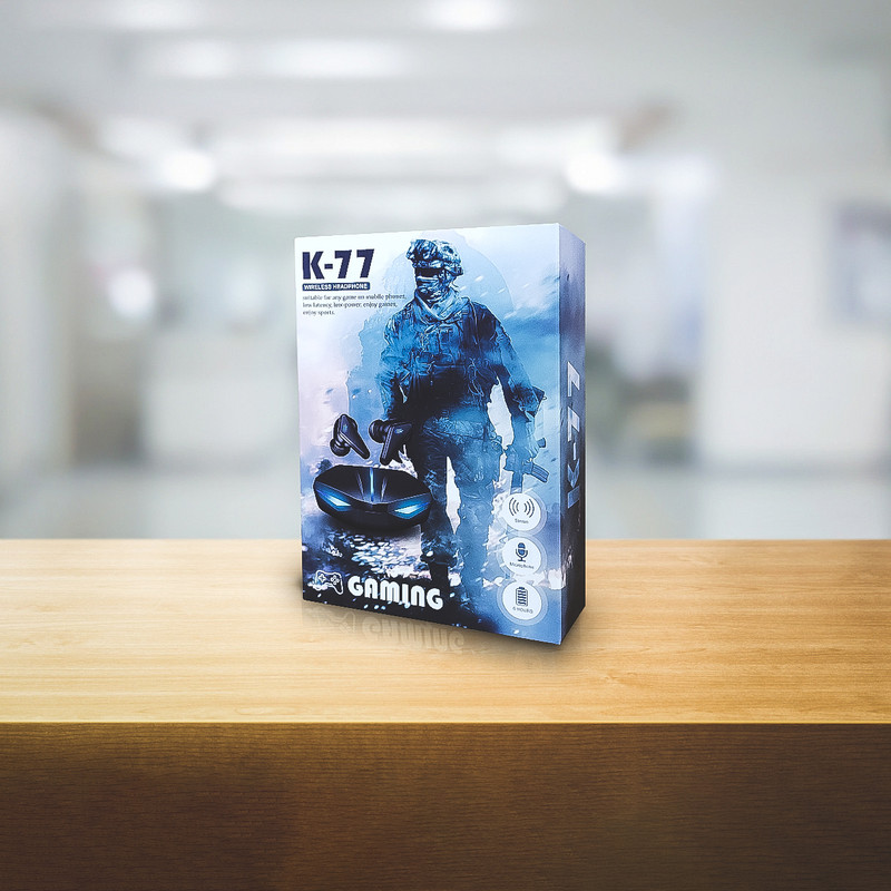 هدفون بلوتوثی مخصوص بازی مدل K77 8 هدفون بلوتوثی مخصوص بازی مدل K77