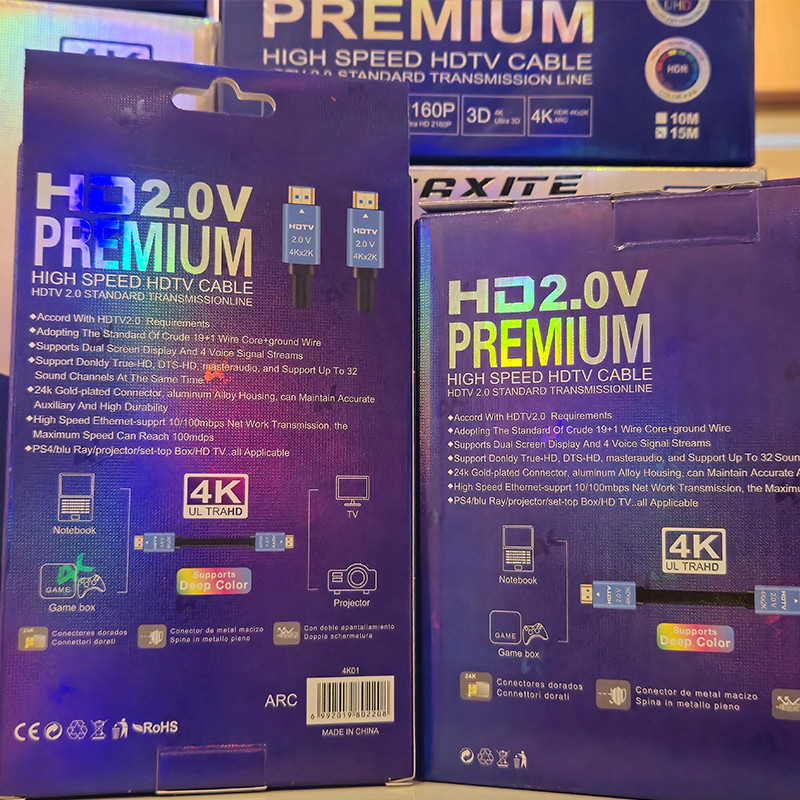 کابل HDMI فکسیت مدل PRIMIUM HD2.0V 4K طول 25 متر 4 کابل HDMI فکسیت مدل PRIMIUM HD2.0V 4K طول 25 متر