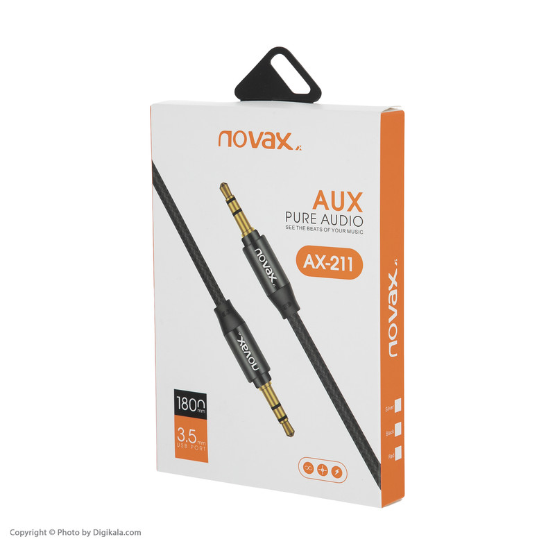 کابل AUX نواکس مدل AX-211 طول 1.8 متر 5 کابل AUX نواکس مدل AX-211 طول 1.8 متر