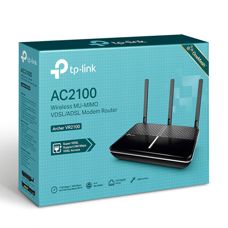 مودم روتر VDSL/ADSL تی پی-لینک مدل Archer VR2100 8 مودم روتر VDSL/ADSL تی پی-لینک مدل Archer VR2100