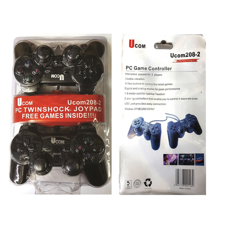 دسته بازی یوکام مدل 208-2 بسته 2 عددی 4 دسته بازی یوکام مدل 208-2 بسته 2 عددی