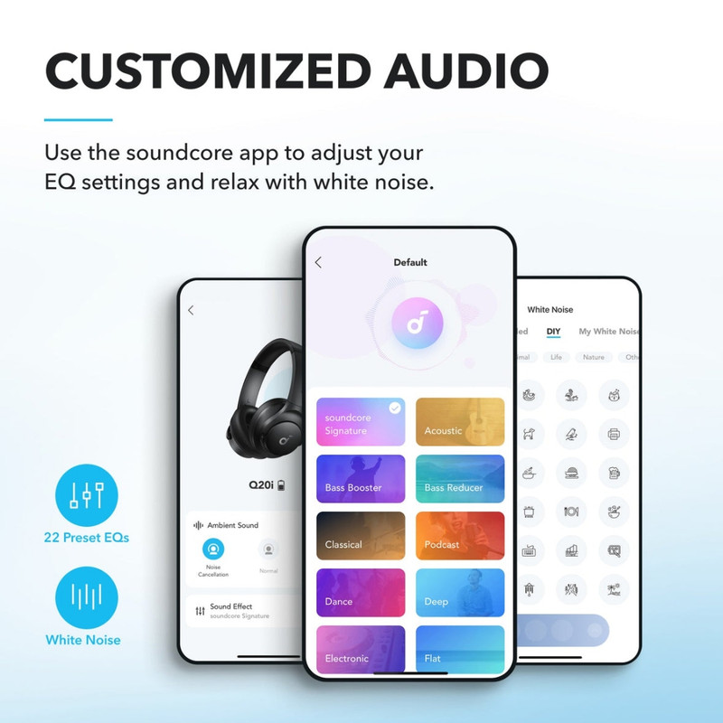 هدست بلوتوثی انکر مدل Soundcore Q20i ANC 8 هدست بلوتوثی انکر مدل Soundcore Q20i ANC