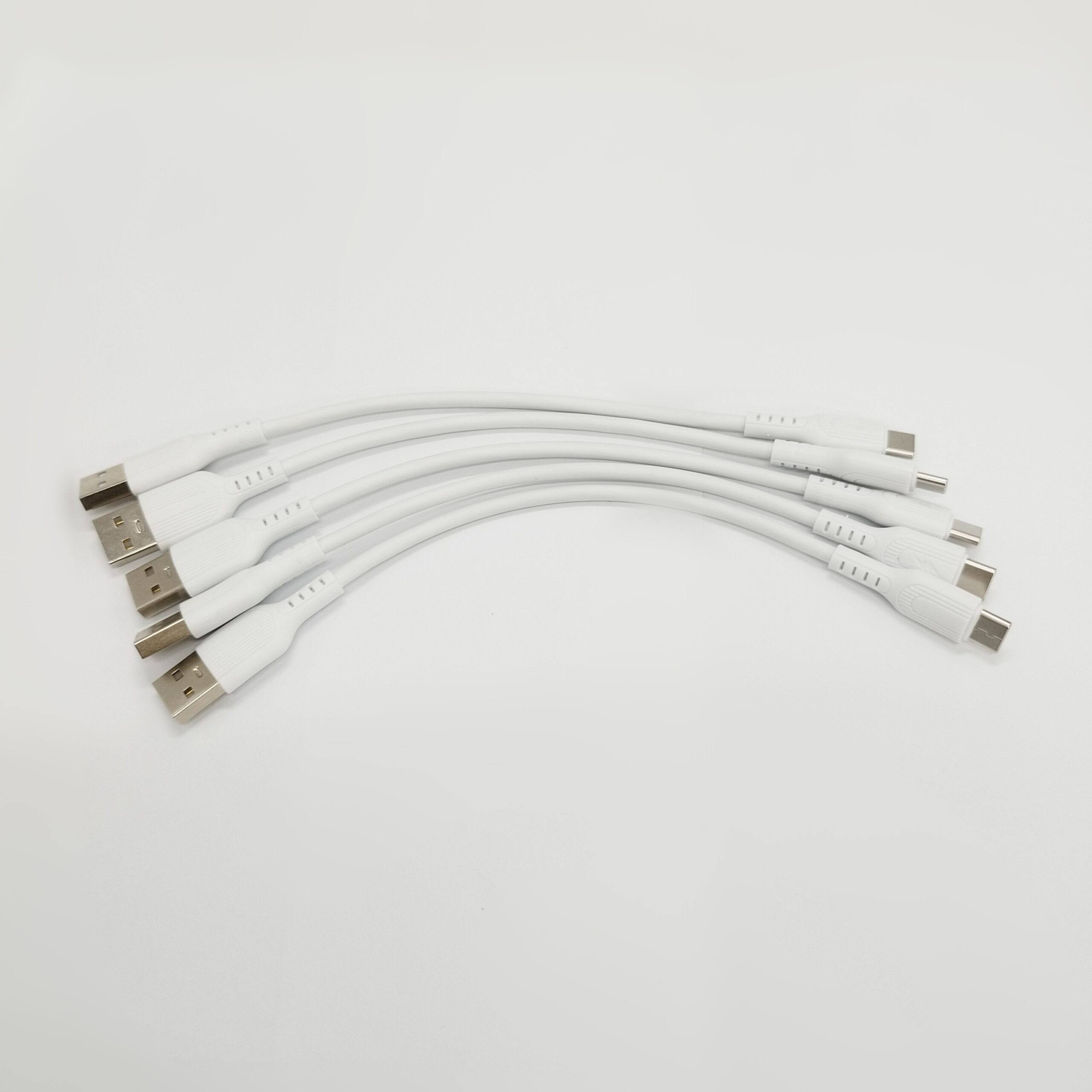 کابل شارژ فست تایپ سی 3 آمپر مدل CA-301 بیست سانتی متری 6 نمایش طول کامل کابل