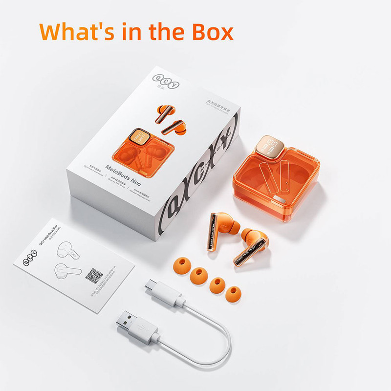 هدفون بلوتوثی کیو سی وای مدل MeloBuds Neo 14 هدفون بلوتوثی کیو سی وای مدل MeloBuds Neo