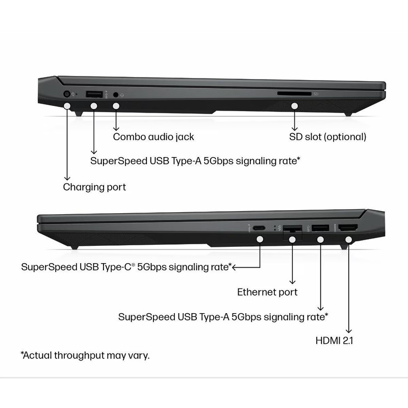 لپ تاپ 15.6 اینچی اچ پی مدل Victus 15-fa1408TX-i5 13500H-8GB DDR4-512GB SSD-RTX3050-FHD - کاستوم شده 9 لپ تاپ 15.6 اینچی اچ پی مدل Victus 15-fa1408TX-i5 13500H-8GB DDR4-512GB SSD-RTX3050-FHD - کاستوم شده