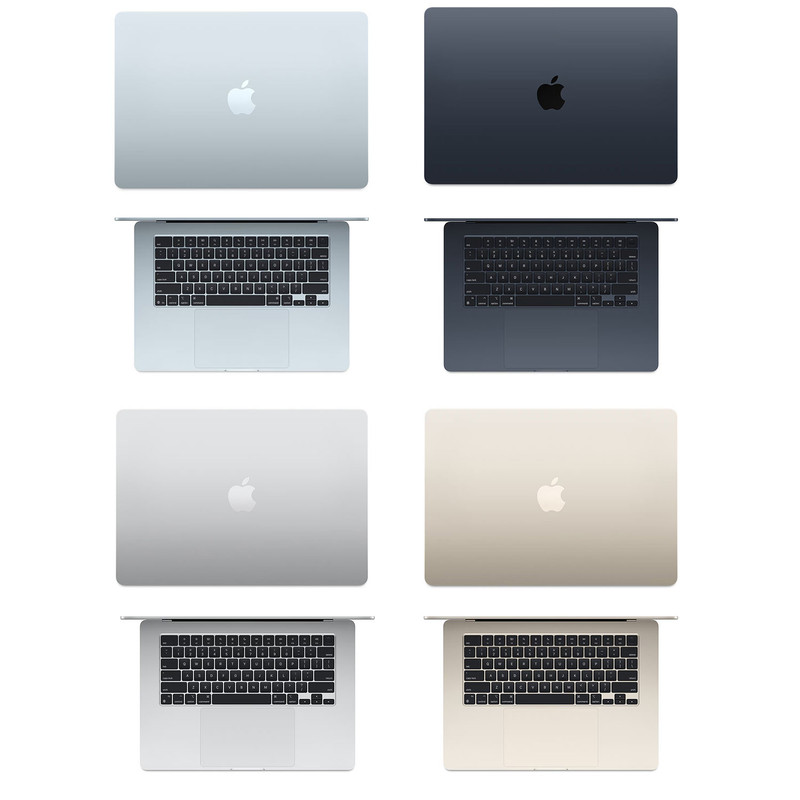 لپ تاپ 15.3 اینچی اپل مدل MacBook Air MC7A4 2025 LLA-M4-16GB Ram-256GB SSD 9 لپ تاپ 15.3 اینچی اپل مدل MacBook Air MC7A4 2025 LLA-M4-16GB Ram-256GB SSD