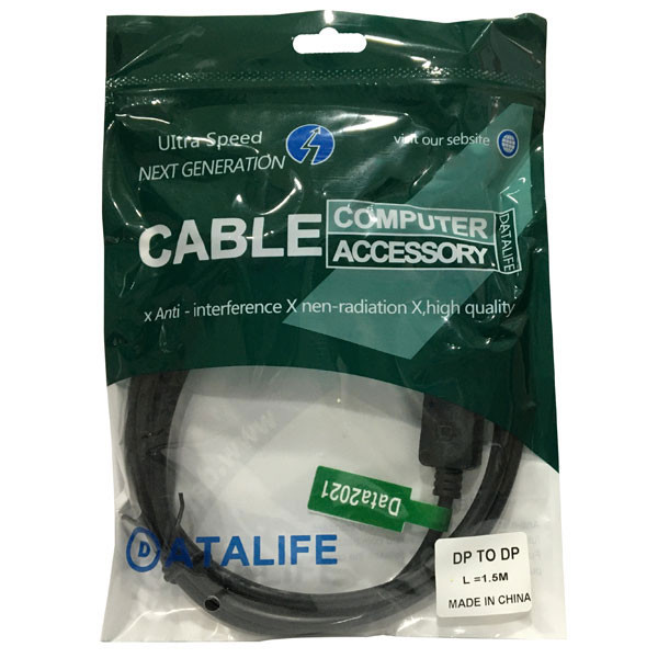 کابل Display Port دیتالایف مدل DP-16295 طول 1.5 متر 13 کابل Display Port دیتالایف مدل DP-16295 طول 1.5 متر