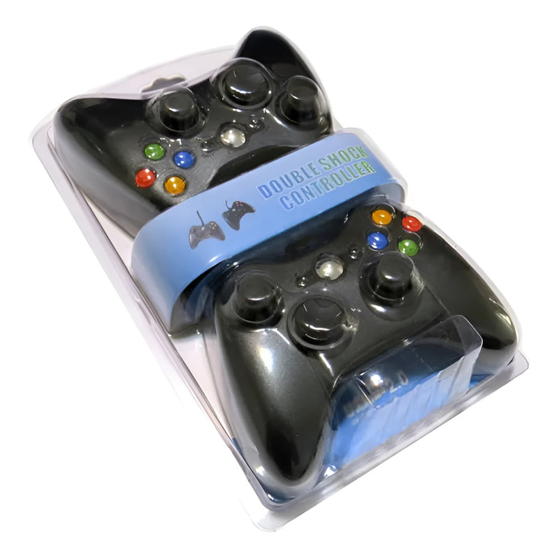 دسته بازی کامپیوتر طرح ایکس باکس مدل USB360-2 بسته عددی 6 دسته بازی کامپیوتر طرح ایکس باکس مدل USB360-2 بسته عددی