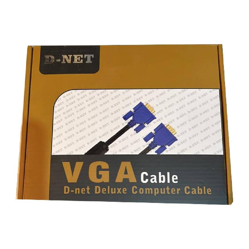کابل VGA دی-نت مدل DV طول 3 متر 5 کابل VGA دی-نت مدل DV طول 3 متر