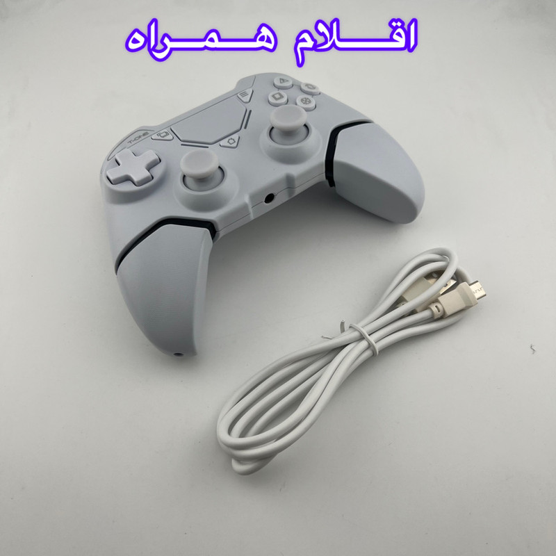 دسته بازی بی سیم مخصوص پلی استیشن 4 مدل T-1B 24 دسته بازی بی سیم مخصوص پلی استیشن 4 مدل T-1B