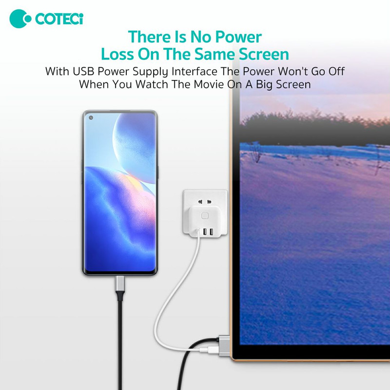 کابل تبدیل USB-C به HDMI کوتتسی مدل 33025 طول 2 متر 13 کابل تبدیل USB-C به HDMI کوتتسی مدل 33025 طول 2 متر