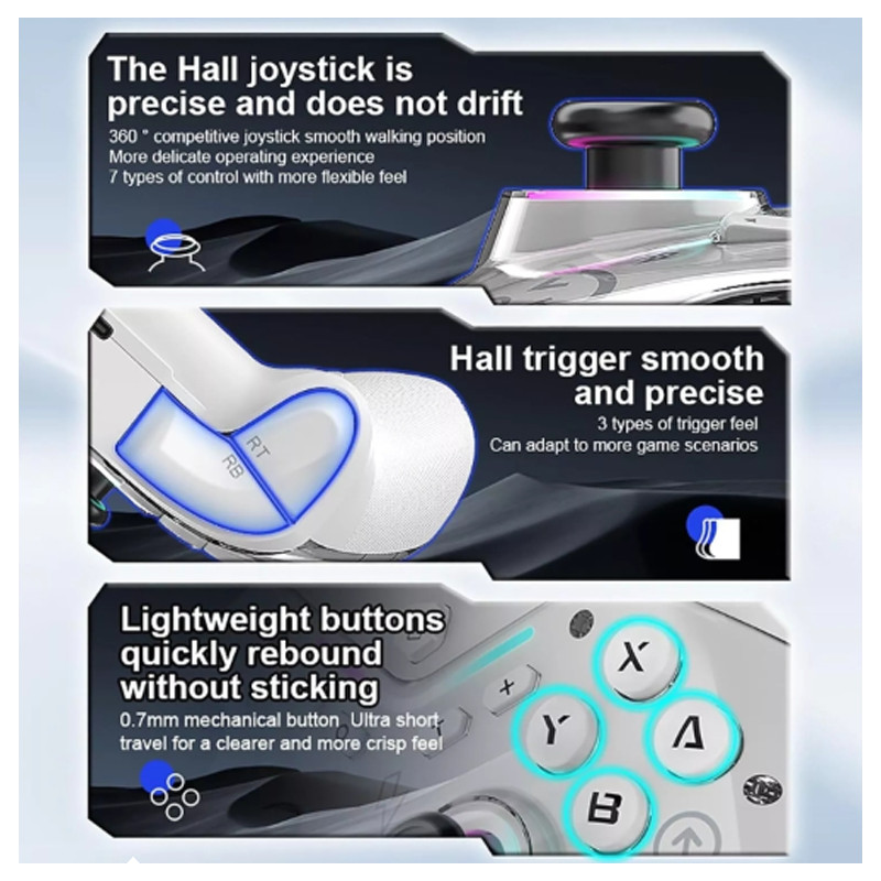 دسته بازی بیسیم مدل CM-619 9 دسته بازی بیسیم مدل CM-619