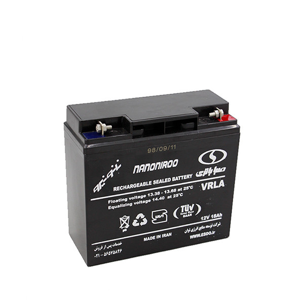باتری یو پی اس 12 ولت 18 آمپر ساعت صبا باتری مدل 12SB 18 3 باتری یو پی اس 12 ولت 18 آمپر ساعت صبا باتری مدل 12SB 18