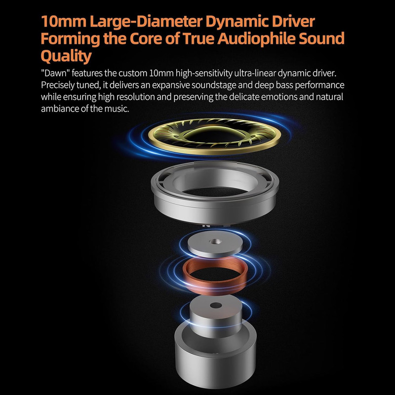 هندزفری کی زد مدل DAWN 6 هندزفری کی زد مدل DAWN