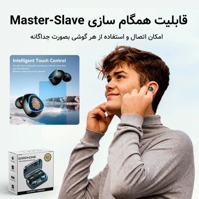 هدفون بلوتوثی مدل WIRLESS STEREO EARPHONE 12 هدفون بلوتوثی مدل WIRLESS STEREO EARPHONE