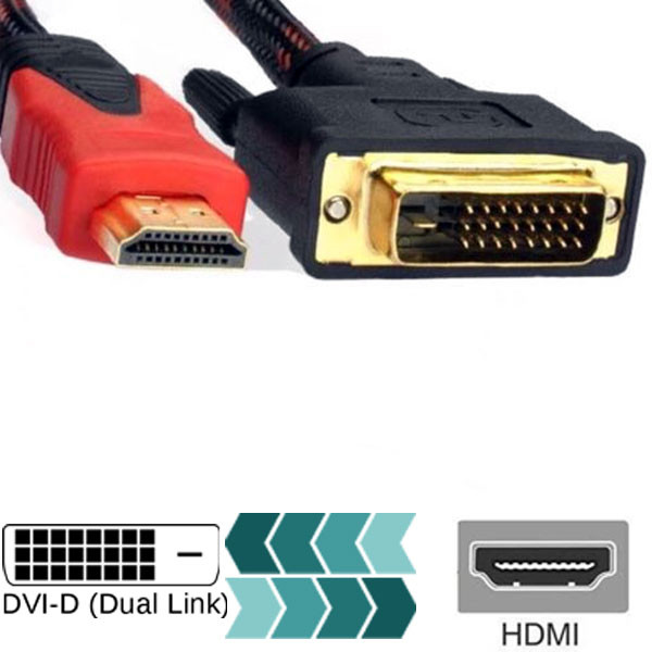 کابل تبدیل HDMI به DVI اسکار مدل HDDV-015 طول 1.5 متر 4 کابل تبدیل HDMI به DVI اسکار مدل HDDV-015 طول 1.5 متر