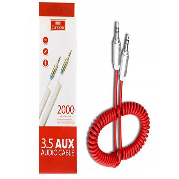 کابل AUX ارلدام مدل ET-AUX12 طول 2 متر 9 کابل AUX ارلدام مدل ET-AUX12 طول 2 متر