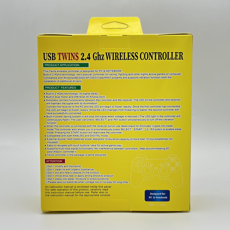 دسته بازی بیسیم مدل Twins بسته 2 عددی 11 دسته بازی بیسیم مدل Twins بسته 2 عددی