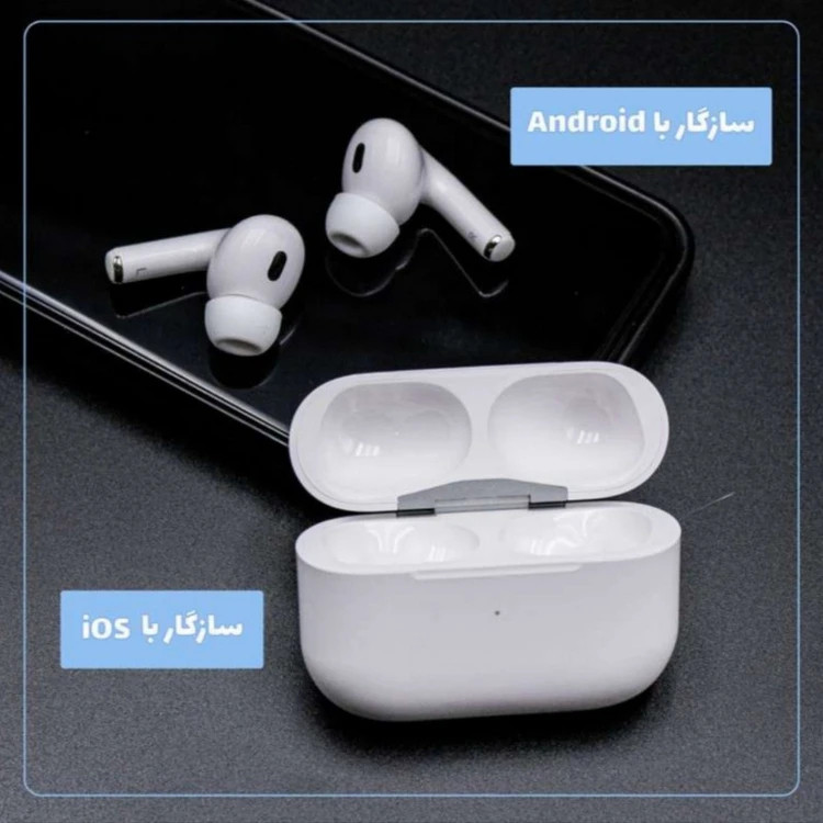 هدفون بلوتوثی مدل Air Pods 6 Pro plus 8 هدفون بلوتوثی مدل Air Pods 6 Pro plus