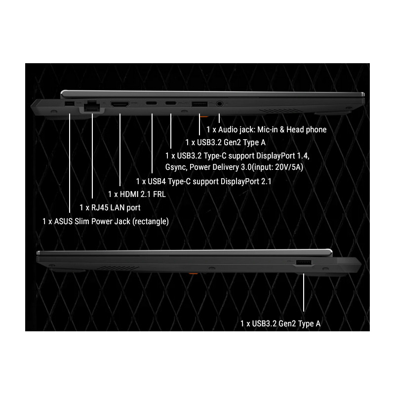 لپ تاپ 16 اینچی ایسوس مدل TUF Gaming A16 FA608UH-RV049-R7 260-64GB DDR5 4800MHz-512GB SSD-RTX5050 8GB-FHD 165Hz - کاستوم شده 10 لپ تاپ 16 اینچی ایسوس مدل TUF Gaming A16 FA608UH-RV049-R7 260-64GB DDR5 4800MHz-512GB SSD-RTX5050 8GB-FHD 165Hz - کاستوم شده