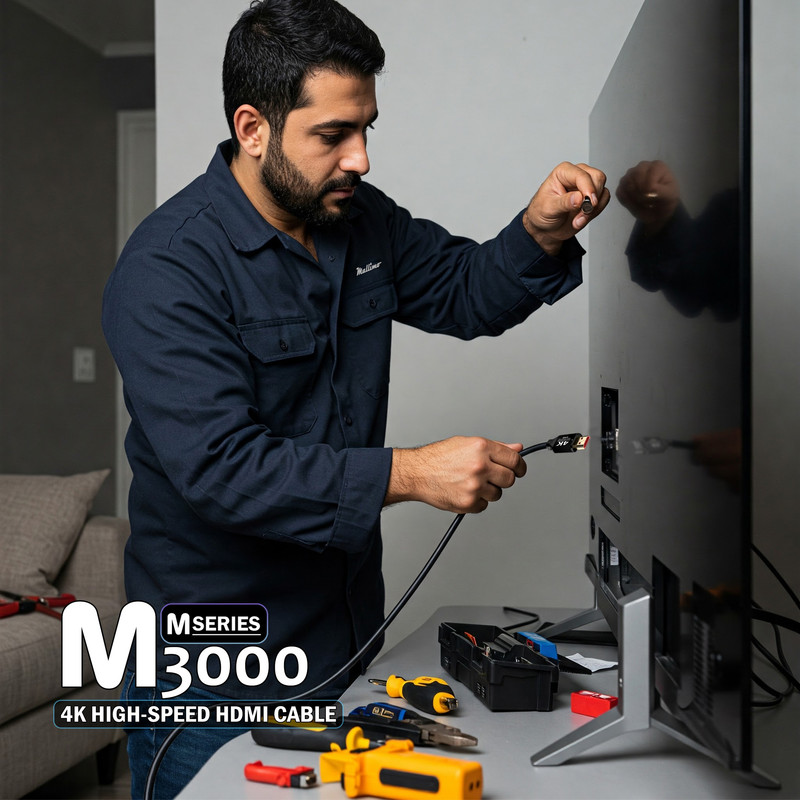 کابل HDMI 4K مالیمو مدل M3000 طول 1.5 متر 12 کابل HDMI 4K مالیمو مدل M3000 طول 1.5 متر