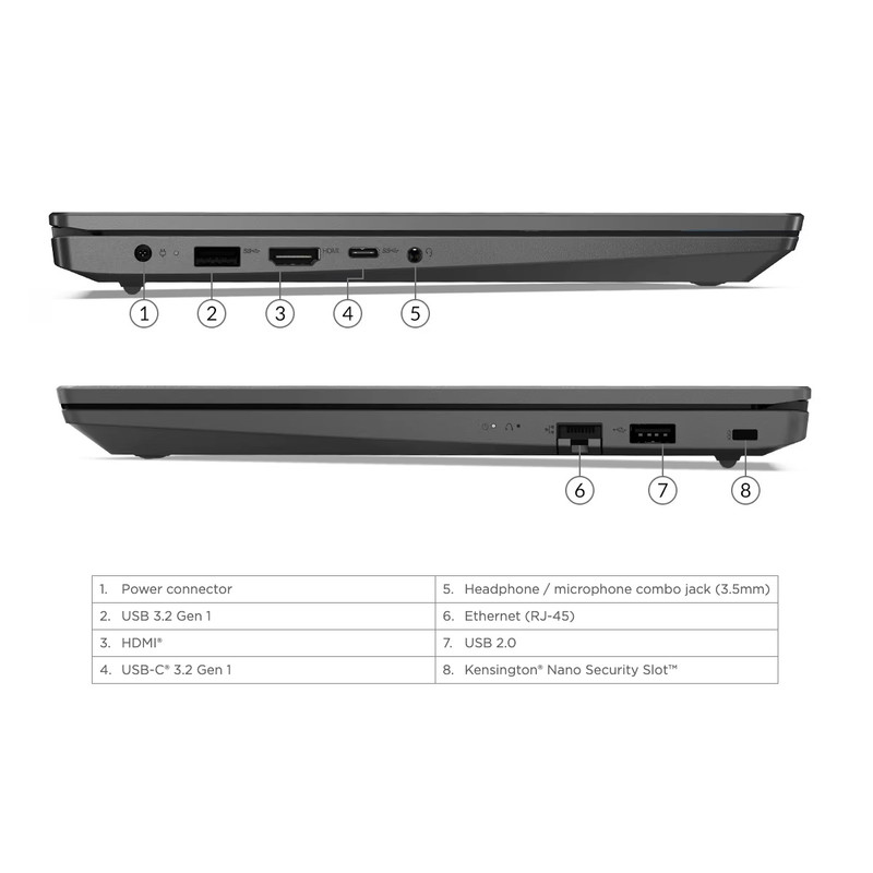 لپ تاپ 15.6 اینچی لنوو مدل V15 G4 ABP-R7 7730U-16GB DDR4-512GB SSD-TN 12 لپ تاپ 15.6 اینچی لنوو مدل V15 G4 ABP-R7 7730U-16GB DDR4-512GB SSD-TN