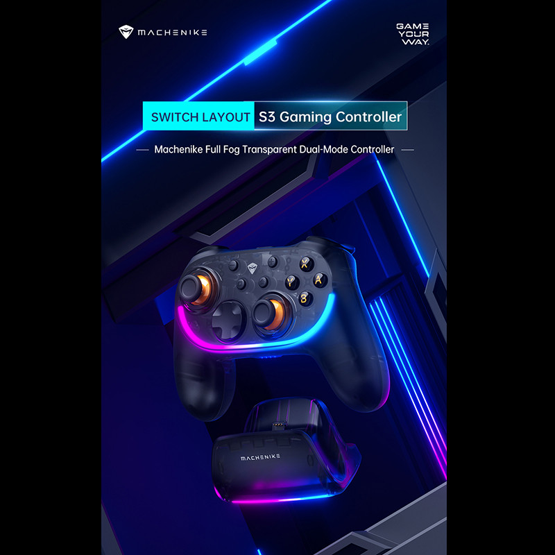 دسته بازی ماچنیک مدل S3 به همراه پایه نگهدارنده 12 دسته بازی ماچنیک مدل S3 به همراه پایه نگهدارنده