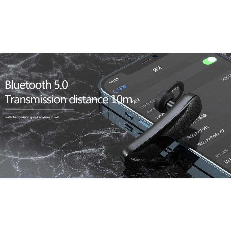 هدست بلوتوثی ترانیو مدل T-M1 14 هدست بلوتوثی ترانیو مدل T-M1